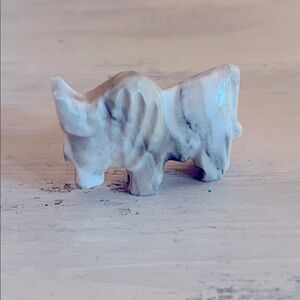 Handcrafted Carved Stone Donkey Burro